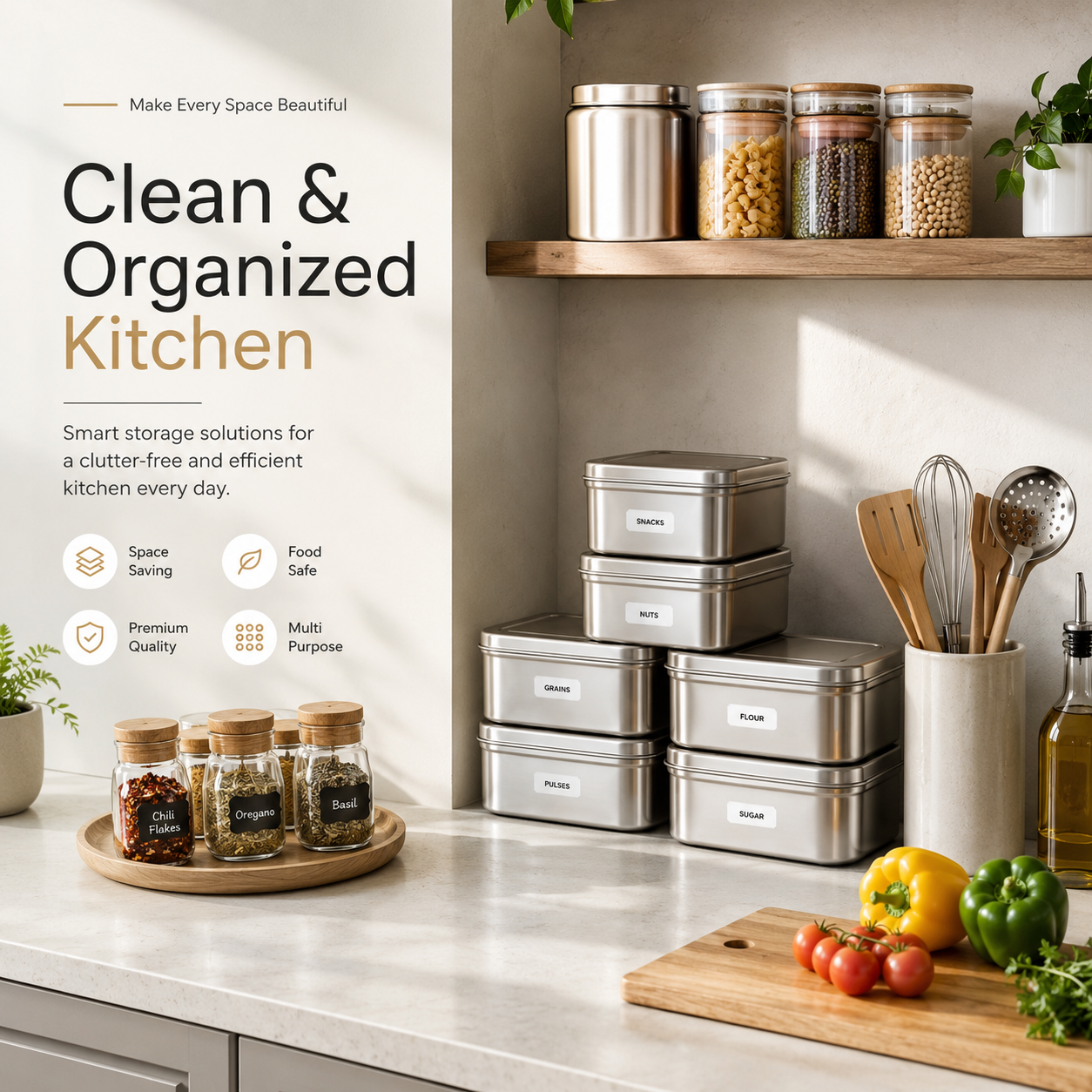 Clean & Organized Kitchen