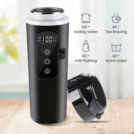 Portable Car Heating Cup 500ML – Electric Travel Mug