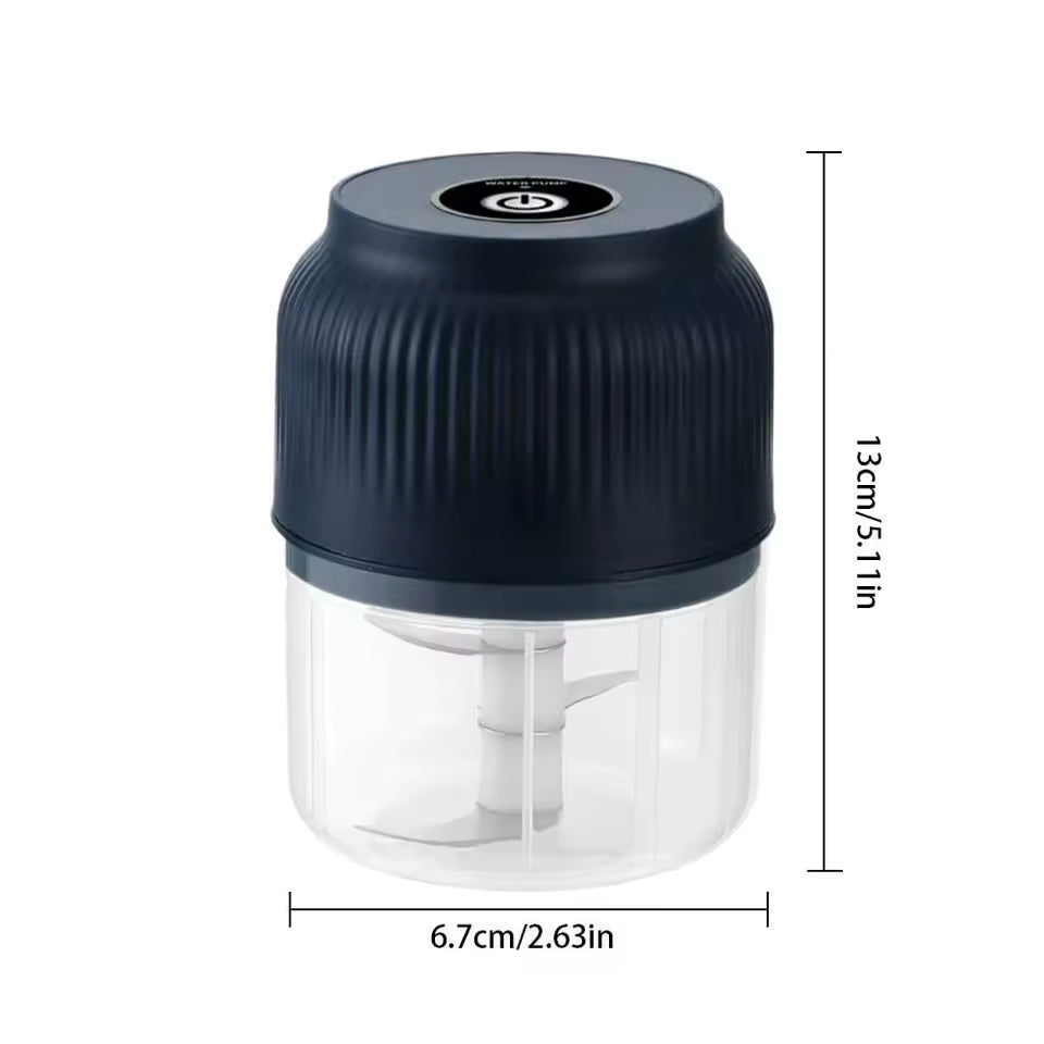 Electric Mini Food Chopper – USB Rechargeable Garlic & Veg Cutter
