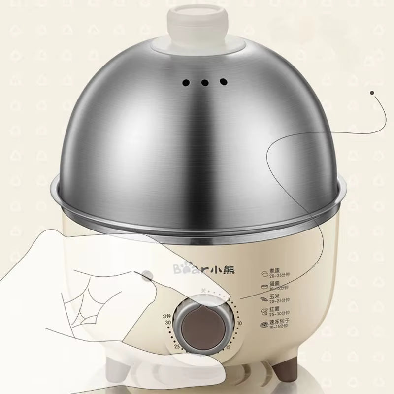 Electric Egg Boiler 360W – Automatic Breakfast Cooker