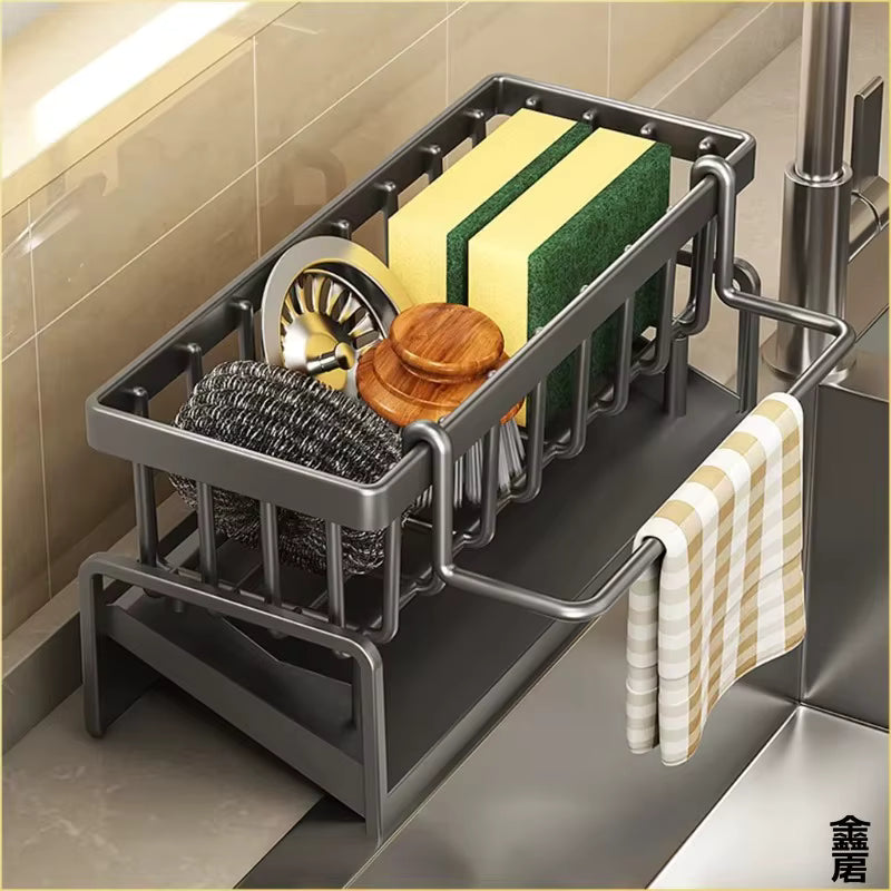 Tap-Mounted Spice Shelf – Sink Organizer Rack