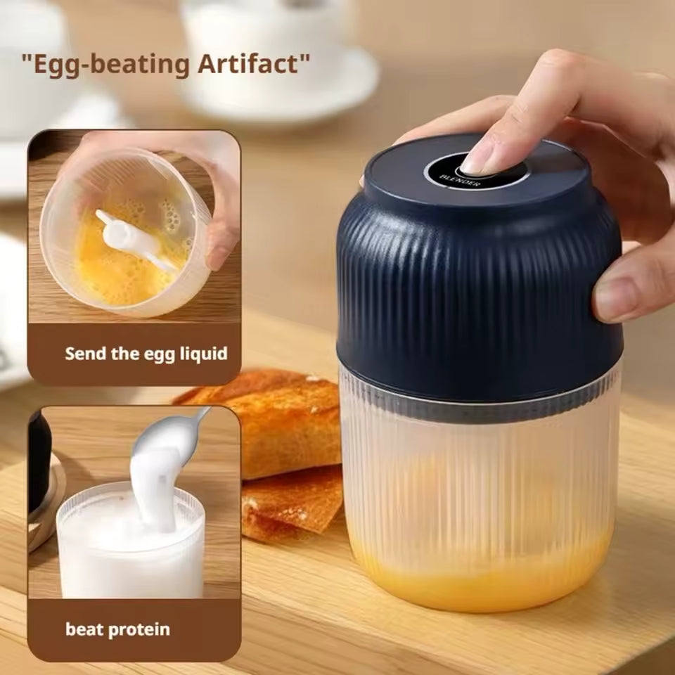Electric Mini Food Chopper – USB Rechargeable Garlic & Veg Cutter