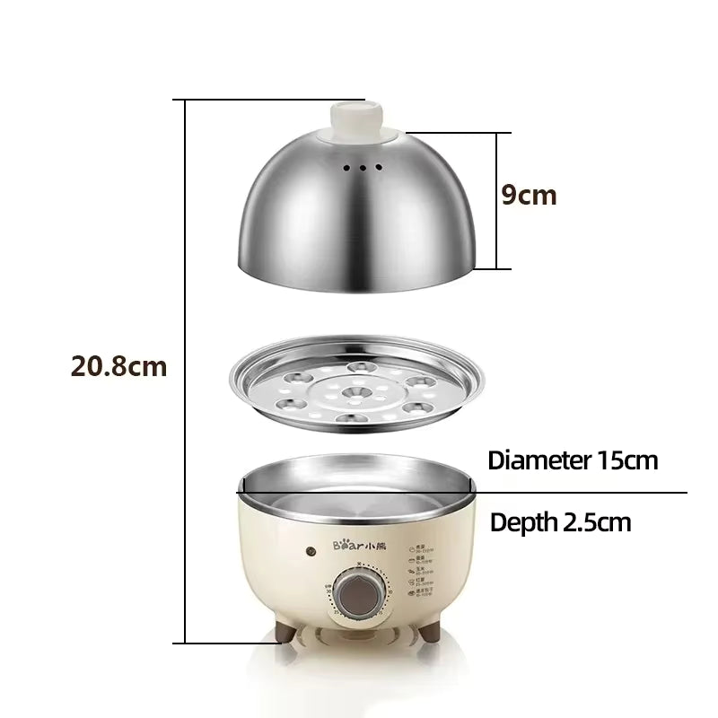 Electric Egg Boiler 360W – Automatic Breakfast Cooker