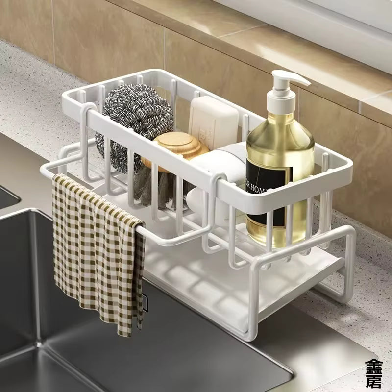 Tap-Mounted Spice Shelf – Sink Organizer Rack