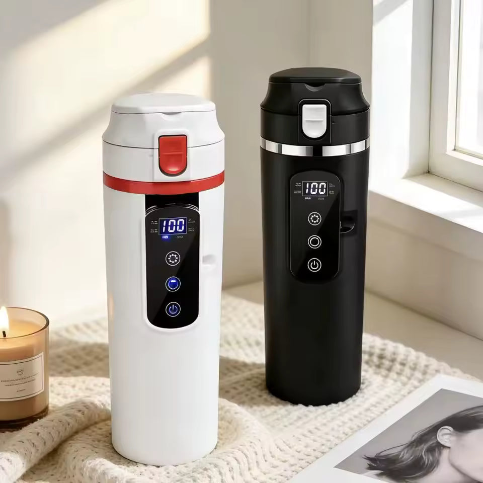 Portable Car Heating Cup 500ML – Electric Travel Mug