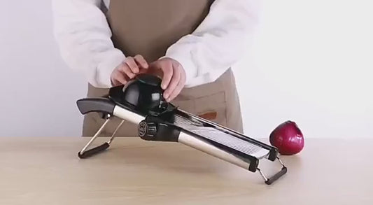 Adjustable Mandoline Slicer – Stainless Steel Vegetable Cutter